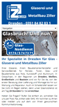 Mobile Screenshot of glaserei-dresden.com